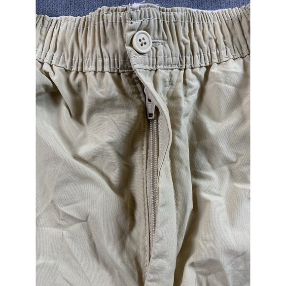 Aftco Performance Fishing Shorts Men's Size 44 Beige Nylon Elastic Waist - Picture 3 of 8